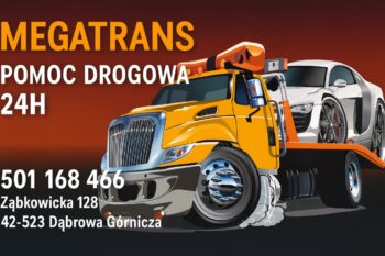 MEGATRANS Pomoc Drogowa Dąbrowa Górnicza 24h – Laweta